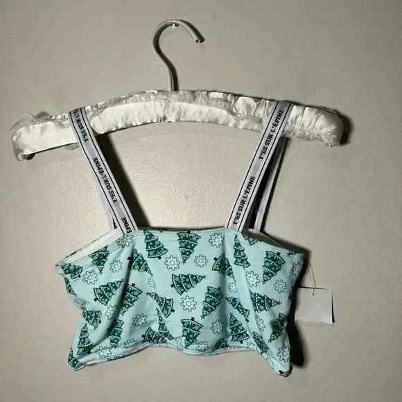 NWT POP UNDERWEAR TREE HOLIDAY TUBE BRALETTE BAMBOO XS - Picture 2 of 5